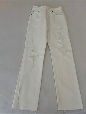 Levi's White 501® High-Rise Jeans